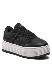 Calvin Klein Jeans Sneakersy Bold Platf Low Lace Mix In Mtl YW0YW01471 Czarny. Kolor: czarny #5