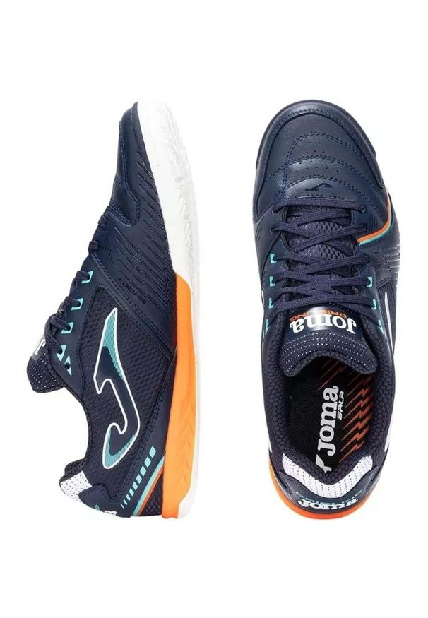 Buty sportowe męskie Joma Dribling 2503 obuwie halowe. Kolor: niebieski. Materiał: materiał, syntetyk