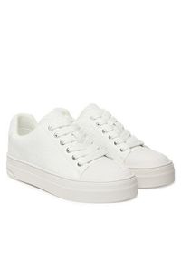 DKNY Sneakersy York K1624736 Biały. Kolor: biały. Materiał: skóra #3