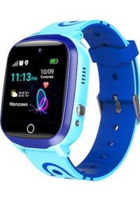 Smartwatch GoGPS K17 Niebieski (K17BL). Rodzaj zegarka: smartwatch. Kolor: niebieski