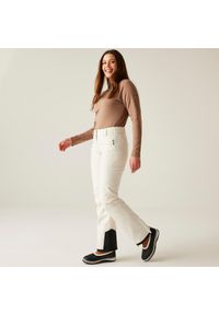 DARE 2B - Damskie wodoodporne izolowane spodnie narciarskie Shrink. Kolor: biały. Sezon: zima. Sport: narciarstwo #1