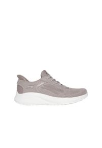 skechers - Buty na co dzień damskie SKECHERS BOBS SLIP-INS wsuwane. Okazja: na co dzień. Zapięcie: bez zapięcia. Kolor: biały, wielokolorowy, beżowy