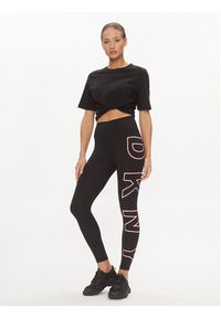 DKNY Sport Legginsy DP3P1960 Różowy Slim Fit. Kolor: różowy. Materiał: syntetyk. Styl: sportowy