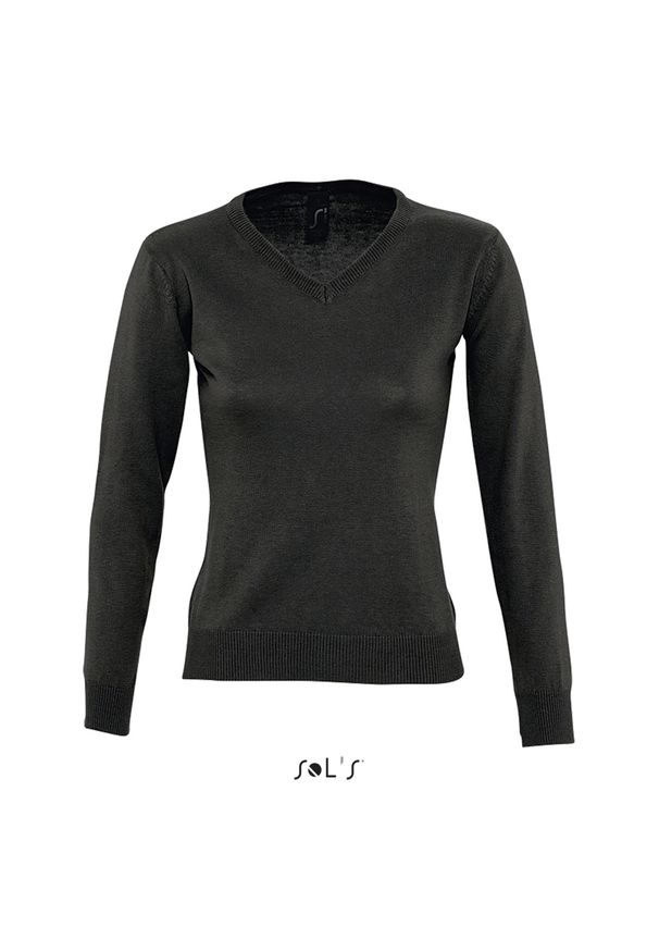 SOL'S - Sweter damski Sol's Galaxy. Kolor: czarny. Materiał: polar. Sezon: zima