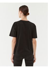 Guess T-Shirt V3BI00 KA260 Czarny Regular Fit. Kolor: czarny. Materiał: bawełna