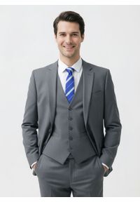 Klasyczny Krawat Klubowy - Alties - Niebieski, Prążek. Kolor: niebieski. Materiał: tkanina. Wzór: prążki. Styl: klasyczny #5