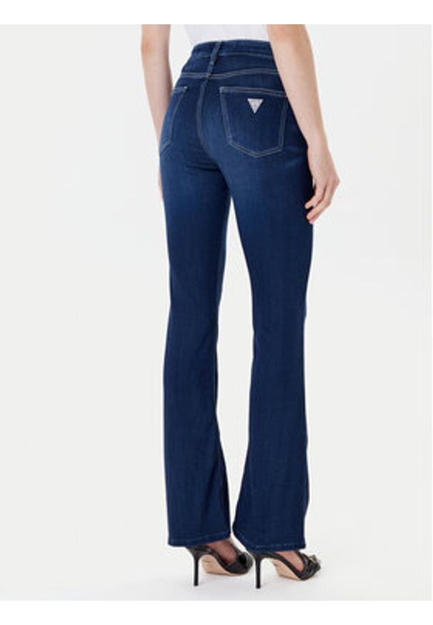 Guess Jeansy W5YA0L D0782 Niebieski Flare Fit. Kolor: niebieski