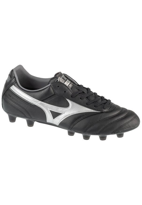 Mizuno - Buty piłkarskie korki męskie, Morelia II Pro FG. Kolor: czarny. Materiał: materiał, syntetyk. Sport: piłka nożna