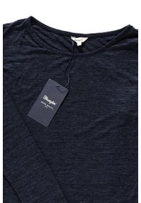 Wrangler - DAMSKI LONGSLEEVE WRANGLER L/S MIX TEE BLUE INDIGO W7329E441. Długość rękawa: długi rękaw #4