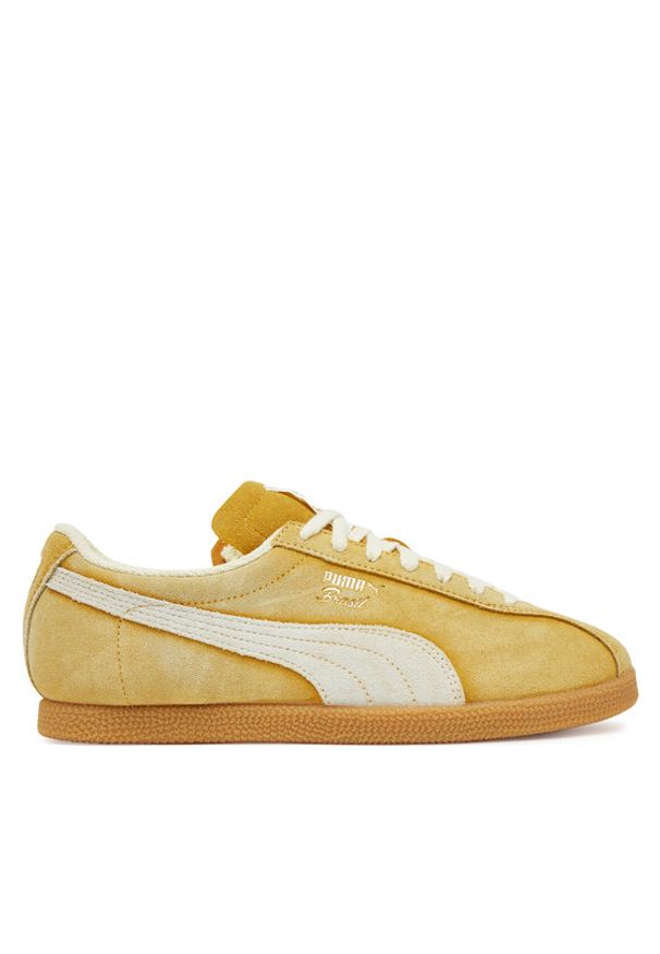 Puma Sneakersy Brasil The NeverWorn V 401643 01 Złoty. Kolor: złoty. Materiał: zamsz, skóra