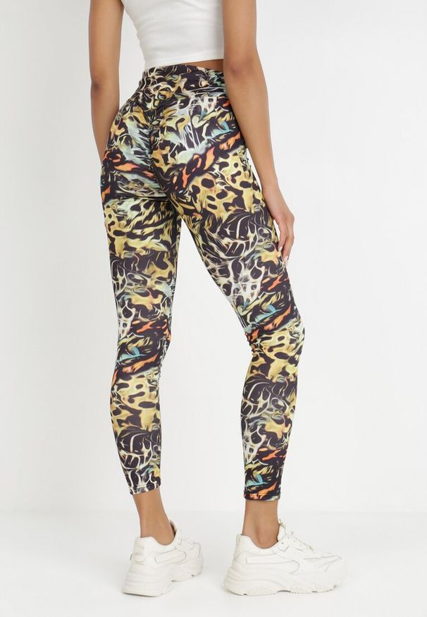 Born2be - Czarne Legginsy Phylea. Kolor: czarny. Styl: elegancki, sportowy