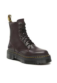 Dr. Martens Glany Jadon 27311626 Bordowy. Kolor: czerwony. Materiał: skóra