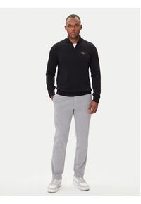 Aeronautica Militare Sweter 252MA1578UL00506 Czarny Regular Fit. Kolor: czarny. Materiał: bawełna