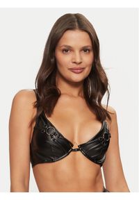 Hunkemöller Biustonosz z fiszbiną Faye 206204 Czarny. Kolor: czarny. Materiał: syntetyk