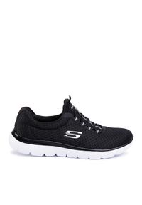 skechers - Skechers Sneakersy Summits 12980/BKW Czarny. Kolor: czarny. Materiał: materiał