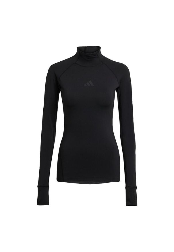 Adidas - Koszulka z długim rękawem adidas Techfit COLD.RDY. Kolor: czarny. Długość rękawa: długi rękaw. Technologia: Techfit (Adidas). Długość: długie. Sport: fitness