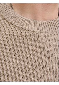 Jack & Jones - Jack&Jones Sweter Dover 12278816 Beżowy Regular Fit. Kolor: beżowy. Materiał: syntetyk #5