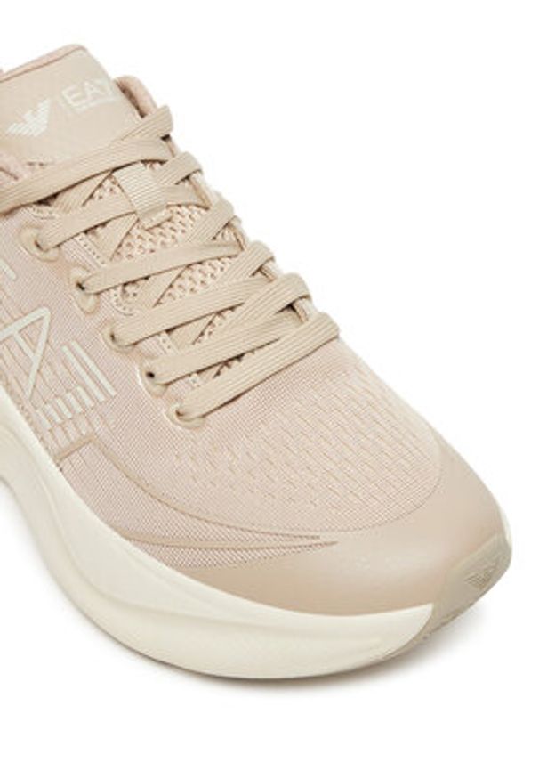 EA7 Emporio Armani Sneakersy X8X245 XK442 MZ211 Beżowy. Kolor: beżowy. Materiał: materiał