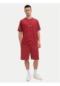 Jack & Jones - Jack&Jones T-Shirt Norrebro 12282892 Czerwony Relaxed Fit. Kolor: czerwony. Materiał: bawełna #5