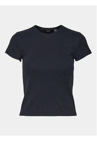 Vero Moda T-Shirt Chloe 10306894 Granatowy Tight Fit. Kolor: niebieski. Materiał: bawełna #5