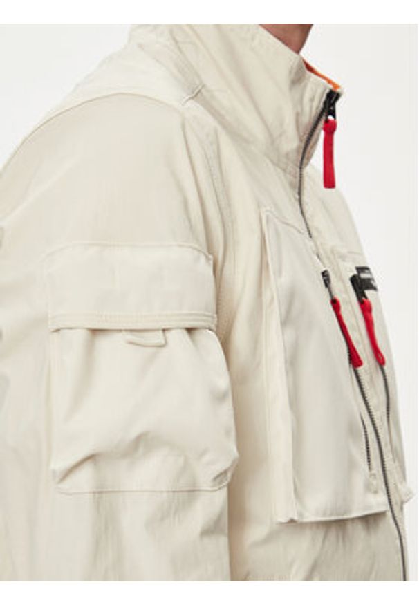 Aeronautica Militare Kurtka bomber 241AB2152CT3260 Écru Regular Fit. Materiał: bawełna