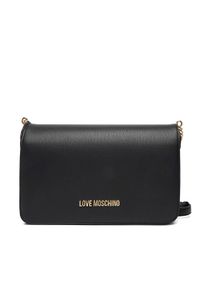 Love Moschino - LOVE MOSCHINO Torebka JC4373PP0NKF0000 Czarny. Kolor: czarny. Materiał: skórzane