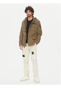 Aeronautica Militare Spodnie materiałowe 251PA1387CT1493 Beżowy Regular Fit. Kolor: beżowy. Materiał: bawełna #4