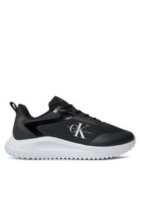 Calvin Klein Jeans Sneakersy Eva Runner Low Lace Ml Mix YM0YM00968 Szary. Kolor: szary. Materiał: materiał #1