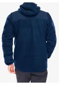 Kurtka polarowa męska Rab Outpost Hoody. Kolor: niebieski. Materiał: polar