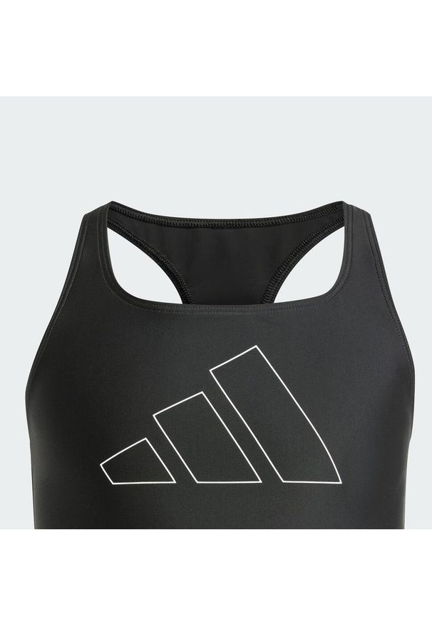 Adidas - Bikini Performance Big Bars Kids. Kolor: biały, wielokolorowy, czarny. Materiał: materiał