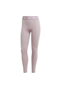 Adidas - Techfit 7/8 Leggings. Kolor: wielokolorowy, różowy, fioletowy. Materiał: materiał. Technologia: Techfit (Adidas)