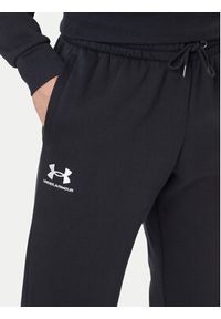Under Armour Spodnie dresowe UA Essential Fleece Jogger 1373882 Czarny Regular Fit. Kolor: czarny. Materiał: bawełna #7