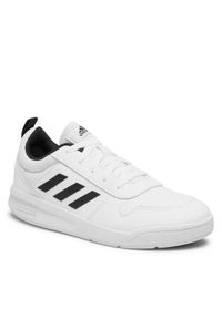 Adidas - adidas Buty Tensaur K S24033 Biały. Kolor: biały. Materiał: skóra #1