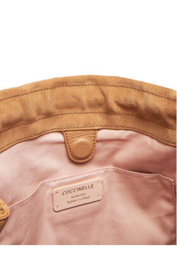 Coccinelle Torebka SS6 Coccinelle Dulse Suede E1 SS6 11 01 01 Brązowy. Kolor: brązowy. Materiał: skórzane, zamszowe
