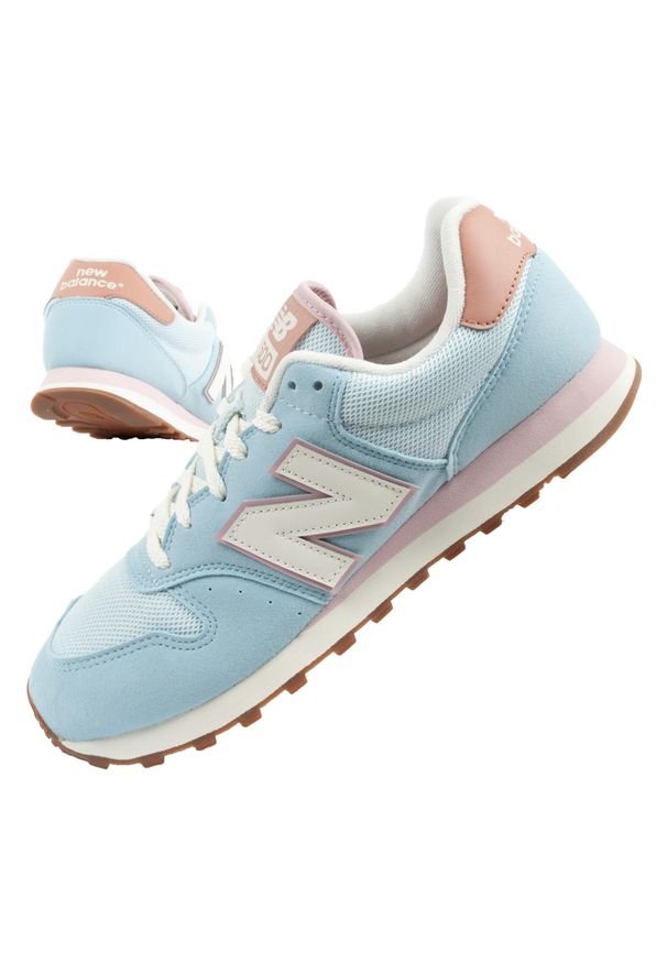 Buty lekkie wygodne sportowe sneakersy damskie New Balance 500. Kolor: wielokolorowy, różowy, niebieski