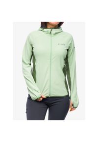 columbia - Bluza z kapturem damska Columbia Spectre Ridge Full Zip Hooded Tech Fleece. Typ kołnierza: kaptur. Kolor: zielony. Sport: turystyka piesza