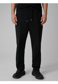 4f - 4F Spodnie dresowe męskie - czarne M. Kolor: czarny. Materiał: dresówka #2