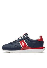 Polo Ralph Lauren Sneakersy RL00606410 J Granatowy. Kolor: niebieski. Materiał: skóra #5