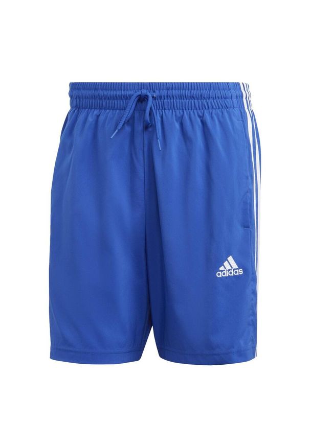 Adidas - Spodenki krótkie męskie adidas AEROREADY Essentials Chelsea 3-Stripes. Kolor: biały, wielokolorowy, niebieski. Materiał: materiał. Długość: krótkie
