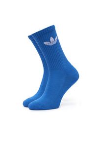 Adidas - adidas Skarpety długie Trefoil Crew Socks Cushion IX5275 Kolorowy. Materiał: bawełna. Wzór: kolorowy #2