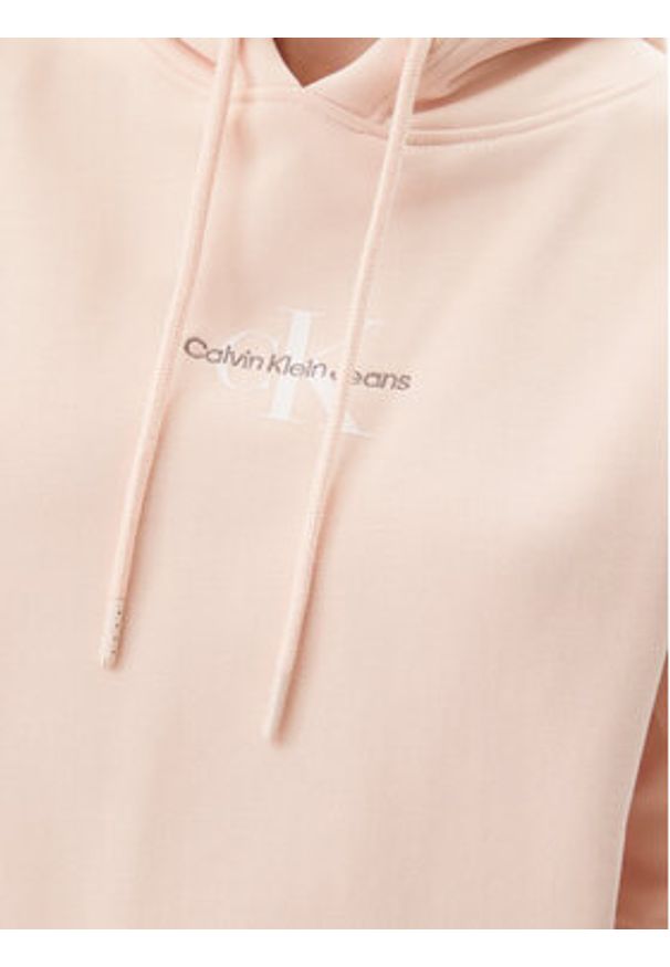 Calvin Klein Jeans Bluza Monologo J20J225358 Różowy Regular Fit. Kolor: różowy. Materiał: bawełna