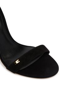 Elisabetta Franchi Sandały SA-91L-62E2-V600 Czarny. Kolor: czarny. Materiał: skóra, zamsz #2