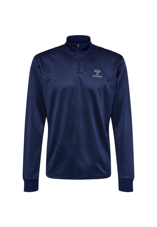 Półzapinana bluza dresowa Hummel HmlStaltic. Kolor: niebieski. Materiał: dresówka. Sport: fitness
