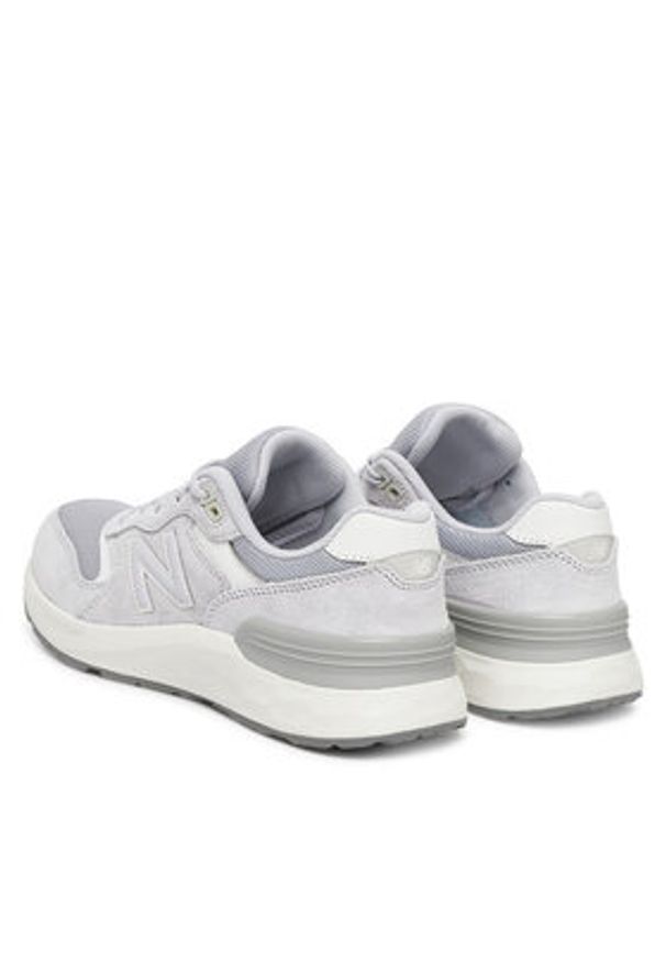 New Balance Sneakersy WW880BA7 Szary. Kolor: szary. Materiał: zamsz, skóra
