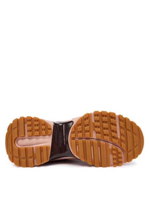 Calvin Klein Sneakersy Hike Runner Mesh Mix Ck YW0YW01994 Pomarańczowy. Kolor: pomarańczowy. Materiał: skóra