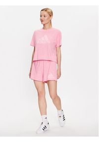 Adidas - adidas T-Shirt Future Icons Winners T-Shirt IC0496 Różowy Loose Fit. Kolor: różowy. Materiał: syntetyk #3