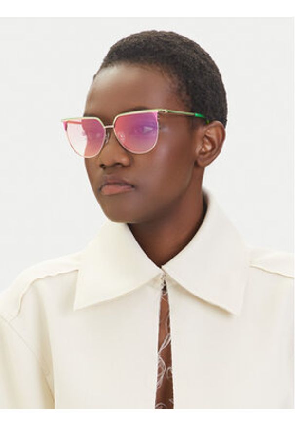 Guess Okulary przeciwsłoneczne GU00132 Zielony. Kolor: zielony
