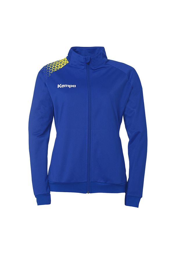 KEMPA - Damska bluza dresowa Kempa Ambition 28 Poly. Kolor: wielokolorowy, niebieski, żółty, zielony. Materiał: dresówka. Sport: piłka ręczna