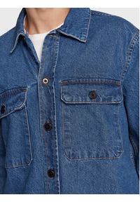 Lindbergh Koszula jeansowa 30-304025 Niebieski Regular Fit. Kolor: niebieski. Materiał: bawełna