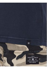 DC T-Shirt Quality Goods ADYZT05235 Granatowy Relaxed Fit. Kolor: niebieski. Materiał: bawełna